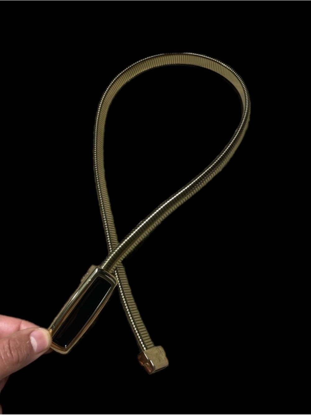 Vintage 90s Gold Metal Belt